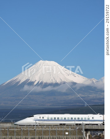 Shinkansen and Mt. Fuji 29159722