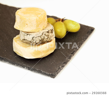 Stack of camembert cheese 29160388