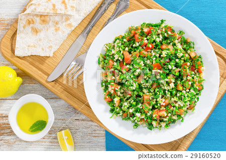 parsley, mint, tomato salad orTabbouleh  29160520