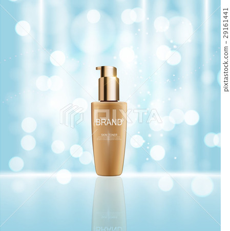 Skin Toner Bottle Tube Template for Ads or 29161441