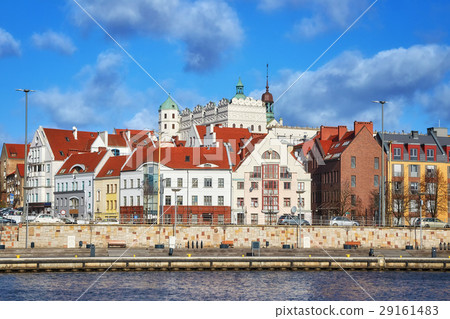 Picture of Szczecin city waterfront view, Poland. Picture of Szczecin city waterfront view, Poland. 29161483