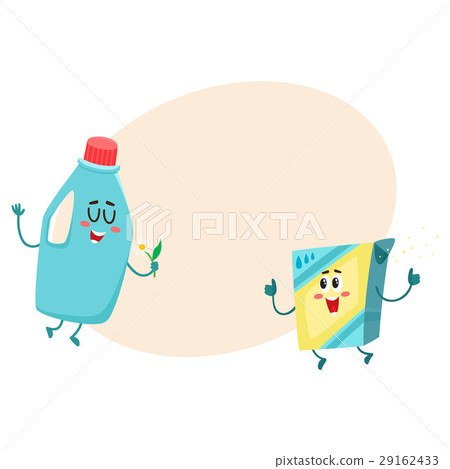 Funny detergent bottle and washing powder Funny detergent bottle and washing powder 29162433