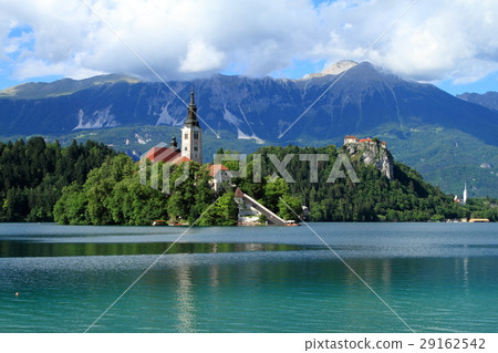 斯洛文尼亞的布萊德湖 斯洛文尼亞的布萊德湖 29162542