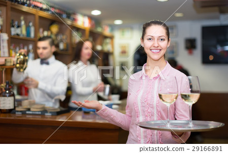 nippy with beverages and bar crew 29166891