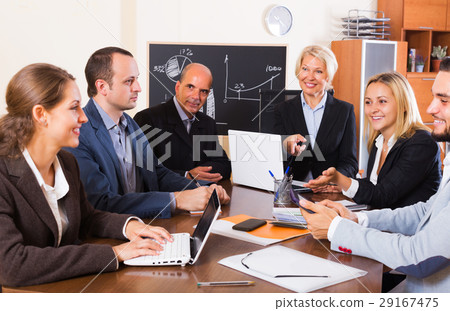 Business people during conference call 29167475