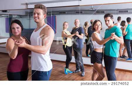 Ordinary adults dancing bachata 29174052