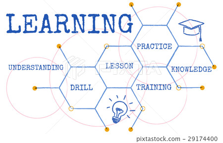 Learning Hexagon Pattern Diagram Graphic Icon Learning Hexagon Pattern Diagram Graphic Icon 29174400