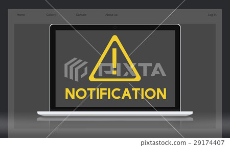 Danger ALert Warning Notification Beeware Reminder Exclamation Concept Danger ALert Warning Notification Beeware Reminder Exclamation Concept 29174407