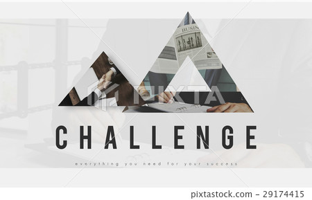 Triangle shaped abstract design business concept Triangle shaped abstract design business concept 29174415