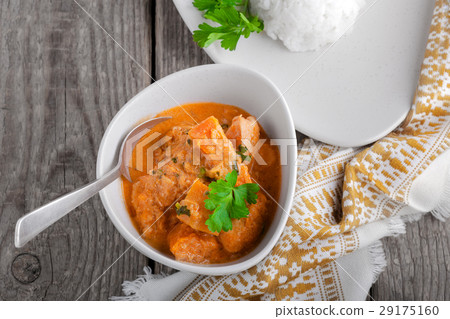 Chicken curry and rice Chicken curry and rice 29175160