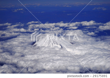 2月富士山1781年在雲海 29175891