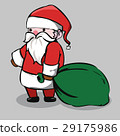 Santa claus, vector illustration. 29175986