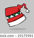 Santa hat, vector illustration. 29175991