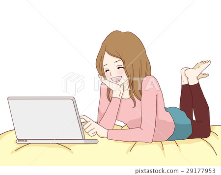 Women PC Internet 29177953