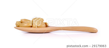 peanuts close up isolated on white background 29179063