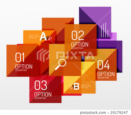 Colorful triangles and squares Colorful triangles and squares 29179247