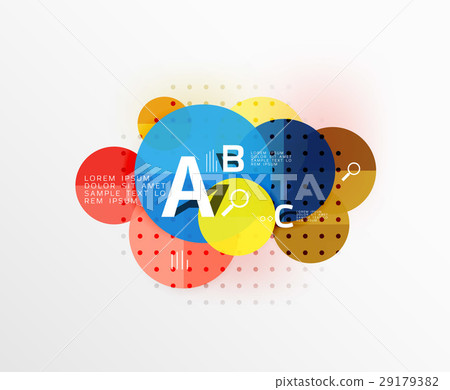 Circle geometric abstract background 29179382