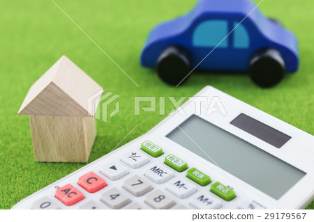 Calculator and home and car Calculator and home and car 29179567