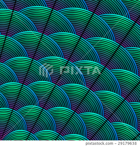 Feather styled background with curved lines styled 29179638