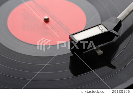 Vintage vinyl record with player 29180196