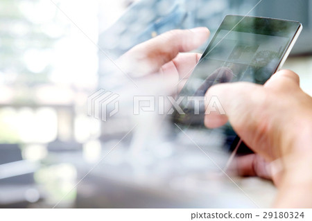 Using smartphone Using smartphone 29180324