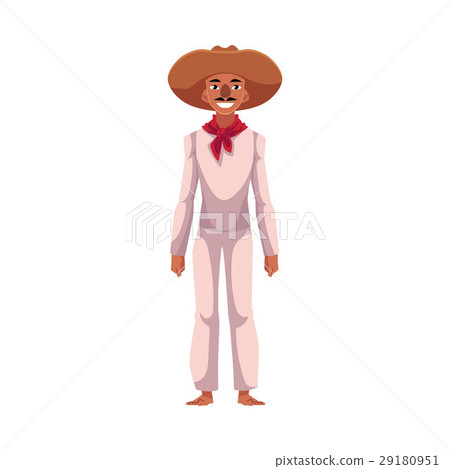 Mexican man in traditional national costume and 29180951