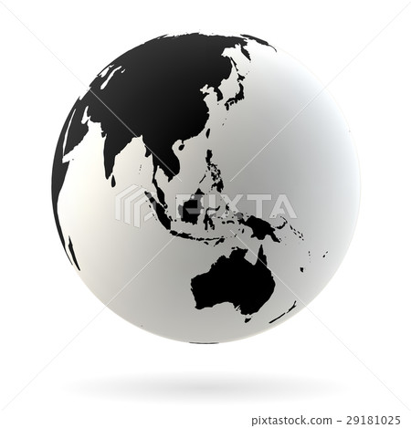 Earth globe symbol 29181025