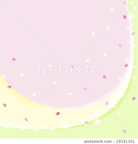 春天的顏色3色圖像櫻木 29181101