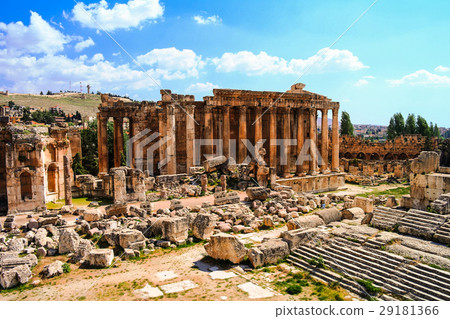 Ruins of Bacchus temple. Baalbek, Lebanon Ruins of Bacchus temple. Baalbek, Lebanon 29181366