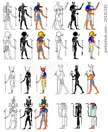 Gods and Goddness of ancient Egypt 29181381