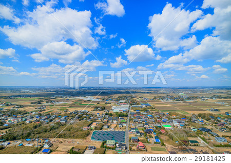 Yamanouchi Matsuya谷鳥瞰圖在Sanmu市 Yamanouchi Matsuya谷鳥瞰圖在Sanmu市 29181425