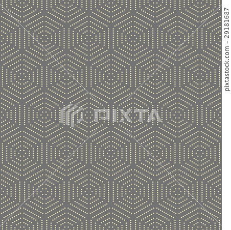 Modern Vector Seamless Dotted Pattern 29181687