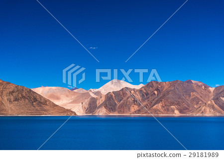 Pangong Lake against blue sky    29181989