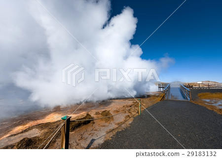 Geothermally active valley Geothermally active valley 29183132