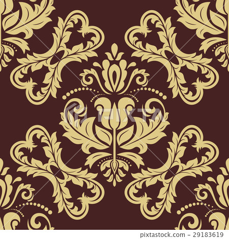Damask Seamless Vector Background 29183619