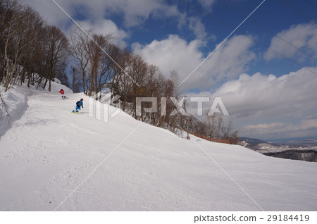 Near the summit of the Sapporo Bankei Ski Resort 29184419