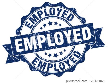 employed stamp. sign. seal 29184876