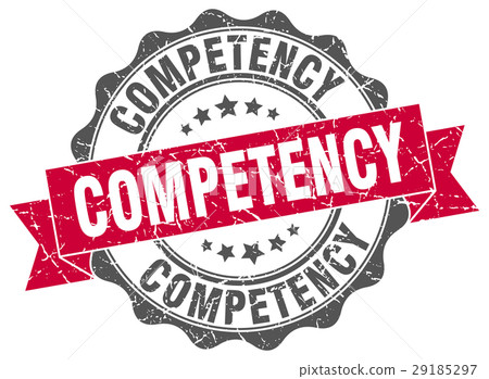 competency stamp. sign. seal 29185297