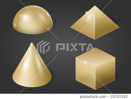 Gold metal forms 29185391
