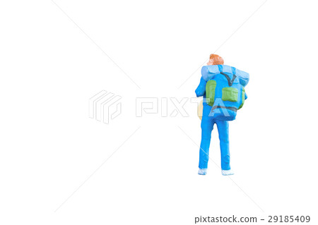 Miniature backpacker and tourist people 29185409