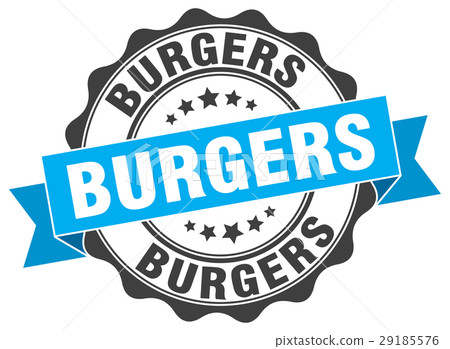 burgers stamp. sign. seal 29185576