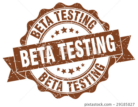 beta testing stamp. sign. seal 29185827
