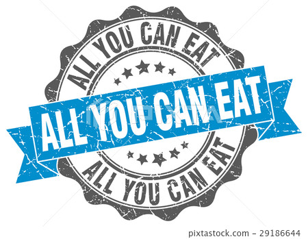 all you can eat stamp. sign. seal 29186644