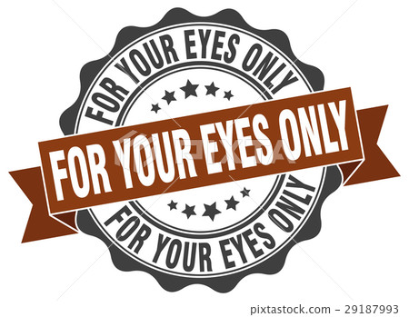 for your eyes only stamp. sign. seal 29187993