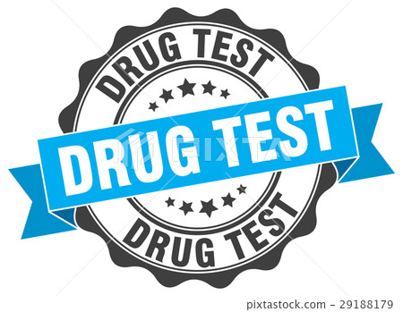 drug test stamp. sign. seal - Stock Illustration [29188179] - PIXTA