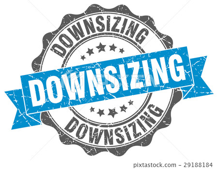 Downsizing Stamp. Sign. Seal - Stock Illustration [29188184] - PIXTA