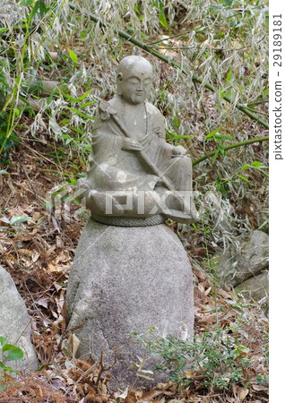 Shinshu's cultural asset masterpiece Moriya Sadaharu Ishidoba life extension Jizo Bosatsu statue left overlook Vertical Nakagawa village Makigahara (Arai family cemetery) 29189181