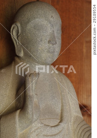 Shinshu's cultural asset masterpiece Moriya Sadaharu Ishidoba Jikaku Jizo store Bodhisattva half-figure left overlook (Shiojiri Nagai Nagaizenji Nagano Prefecture) 29189554