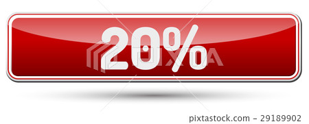 20% - Abstract beautiful button with text. 29189902