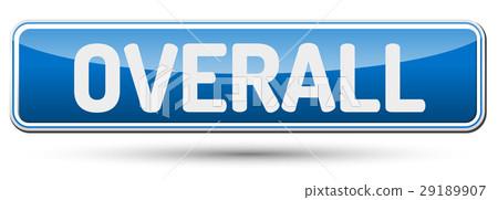 OVERALL - Abstract beautiful button with text. 29189907
